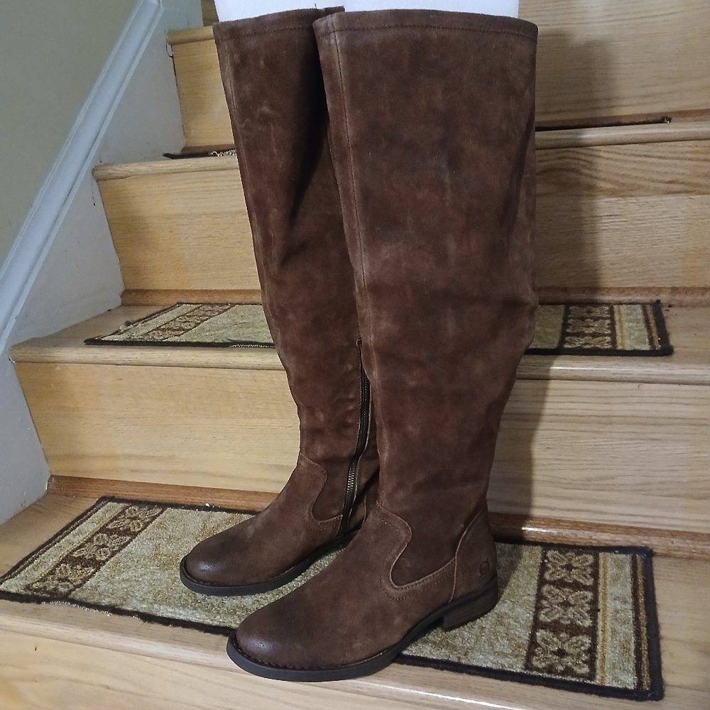 Born Britton Over The Knee Leather Tall Boots Size 6.5 for Women - Picture 1 of 11